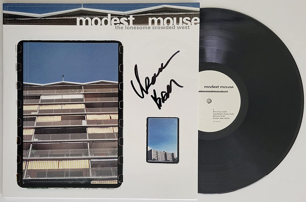 Isaac Brock signed Modest Mouse The Lonesome Crowded West album, vinyl COA Proof STAR