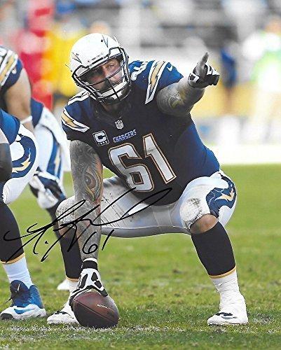 Nick Hardwick,San Diego Chargers, Signed, Autographed, 8X10 Photo, a COA with the Proof Photo of Nick Signing Will Be Included..