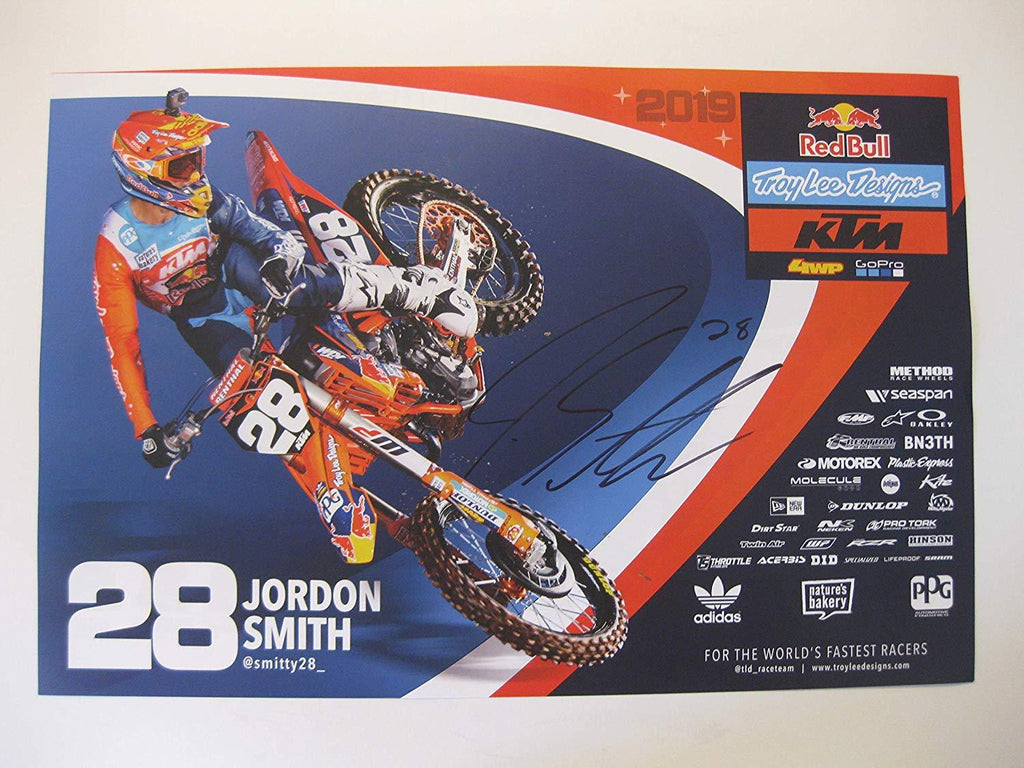 Jordan Smith, supercross, motocross, signed, autographed, 12x18 poster, COA will be included'