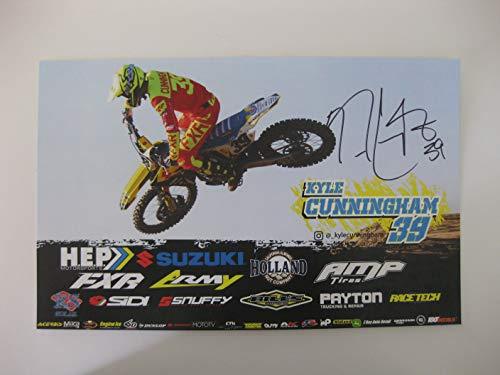 Kyle Cunningham, Supercross, Motocross, Signed, Autographed, 7x11 Photo card, COA Will Be Included.
