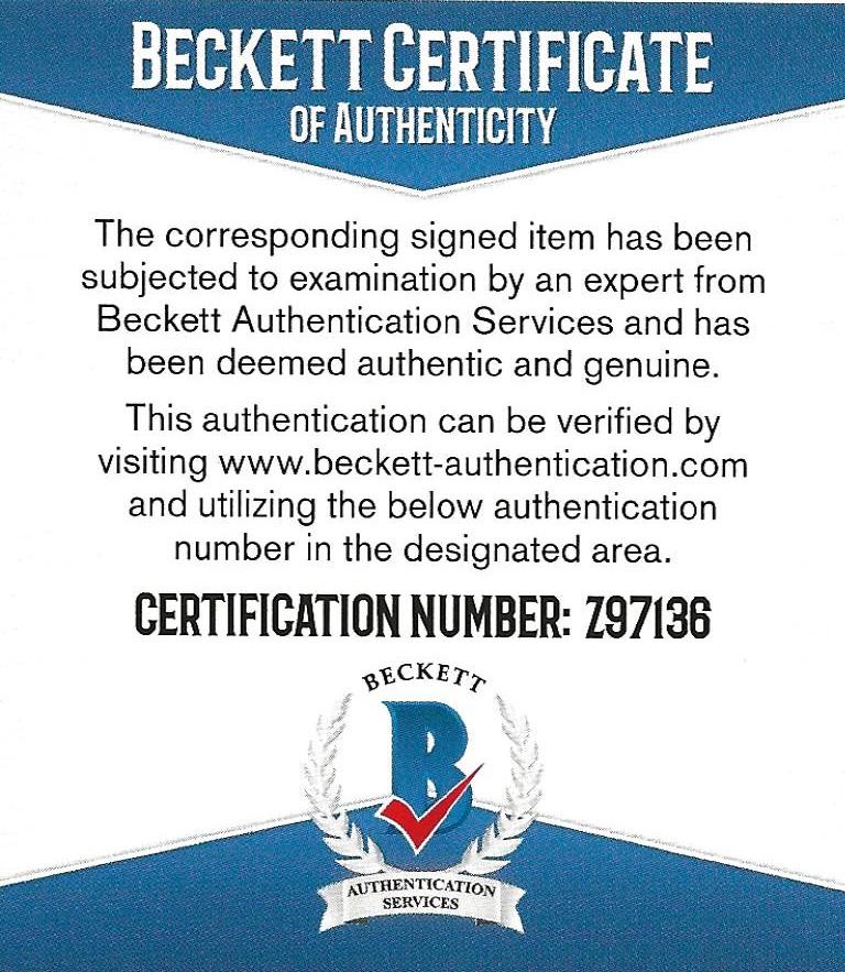 Corey Kluber New York Yankees autographed baseball proof Beckett COA