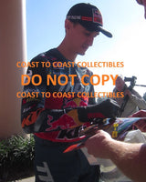 Marvin Musquin, Supercross, Motocross, signed autographed 8x10 photo, COA with the proof photo will be included,