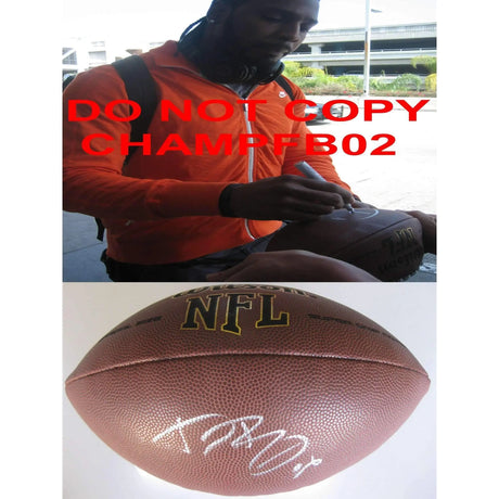 Dwayne Bowe Cleveland Browns, Kansas City Chiefs, Lsu Tigers signed, autographed NFL football