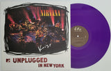 Krist Novoselic signed Nirvana Unplugged album, vinyl COA proof autographed STAR