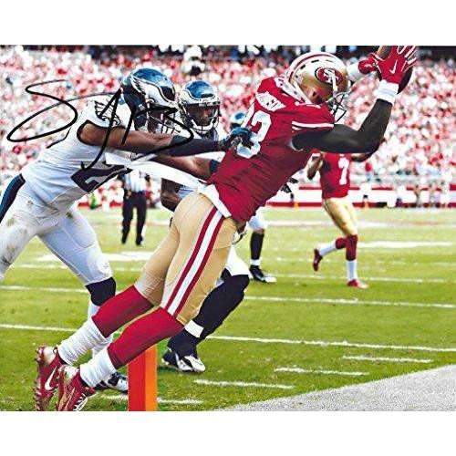 Steve Johnson, San Francisco 49ers, Signed, Autographed, 8X10 Photo, a COA with the Proof Photo of Steve Signing Will Be Inlcuded