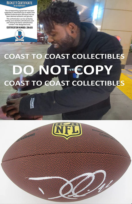 Delanie Walker Tennessee Titans 49ers signed NFL Duke football proof Beckett COA autographed
