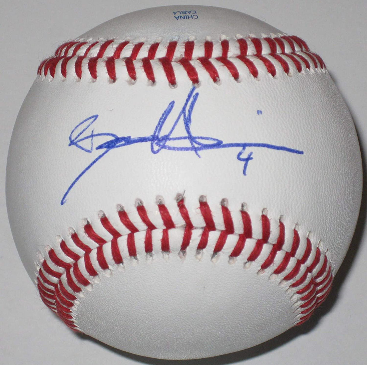 Bradley Zimmer Cleveland Indians signed autographed baseball COA exact proof
