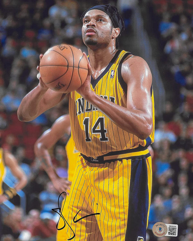 Sam Perkins signed autographed Indiana Pacers 8x10 photo proof Beckett COA
