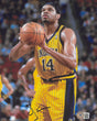 Sam Perkins signed autographed Indiana Pacers 8x10 photo proof Beckett COA