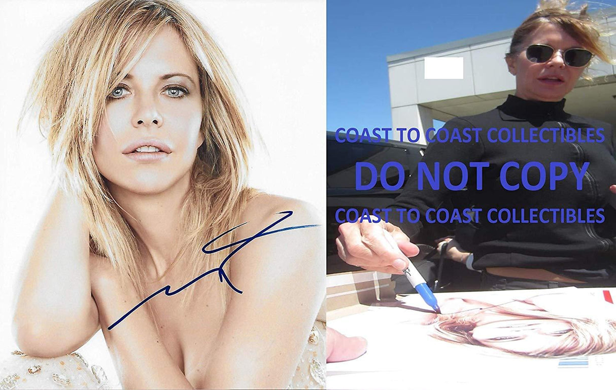 Meg Ryan, actress, signed, autographed, 8X10 Photo, COA with the proof photo of Meg signing will be included. star