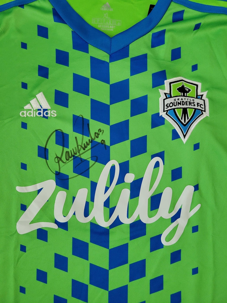 Raul Ruidiaz signed Seattle Sounders FC soccer jersey COA proof autographed