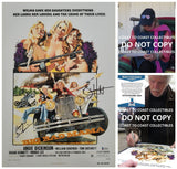 Angie Dickinson Tom Skerritt signed 12x18 Big Bad Mama movie photo poster COA proof STAR