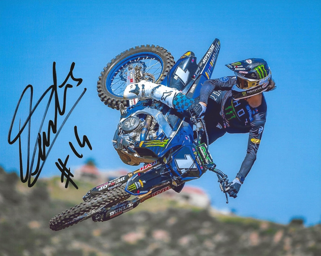 Dylan Ferrandis supercross motocross racer signed 8x10 photo COA proof autographed..
