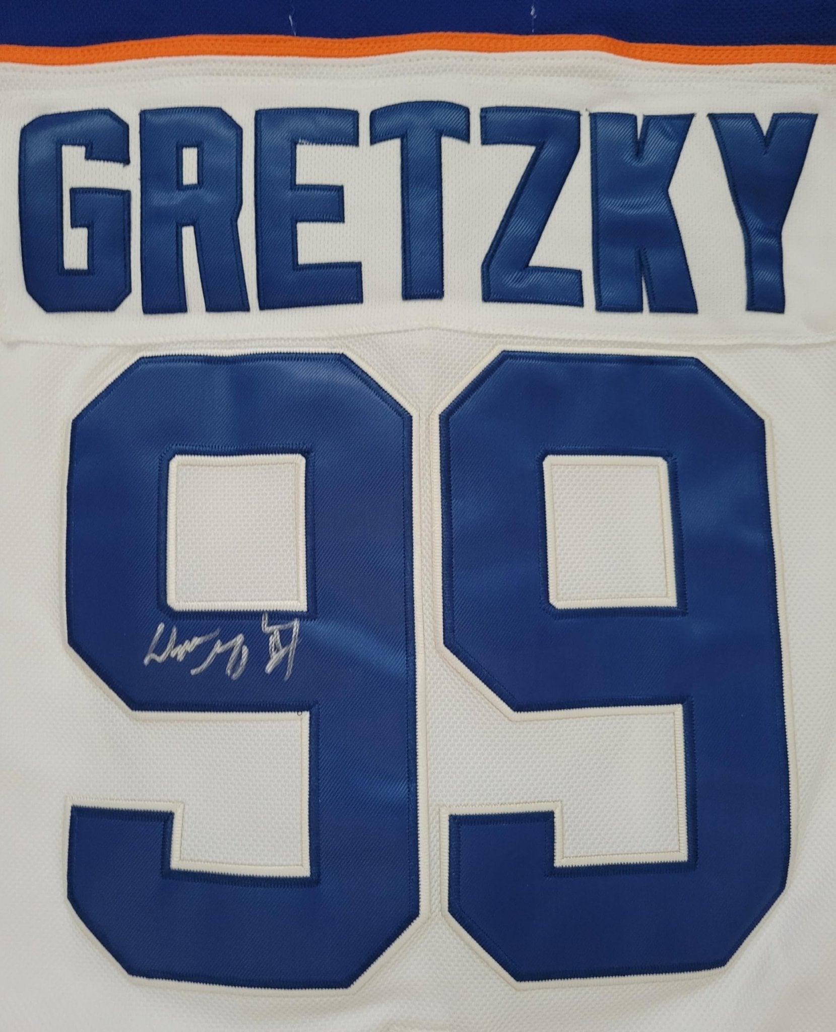 Wayne Gretzky signed Oilers Hockey Jersey exact proof COA