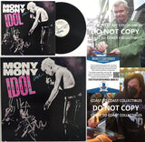 Billy Idol Steve Stevens signed autographed Mony Mony album vinyl exact proof Beckett COA STAR
