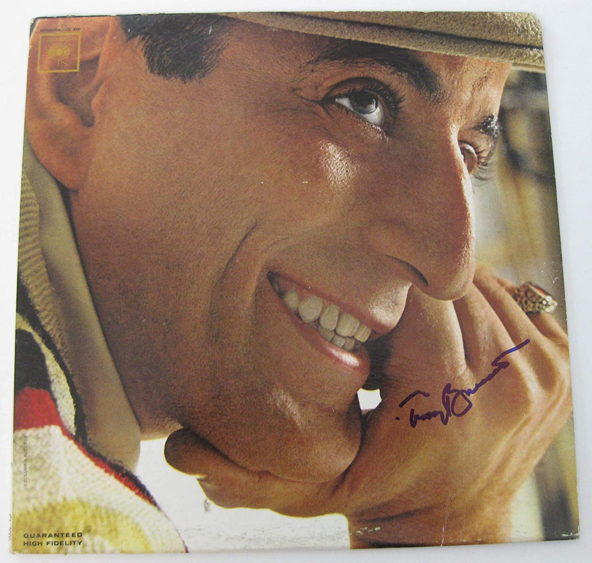 Tony Bennett signed I wanna be around album vinyl record Proof Becket COA STAR autograph