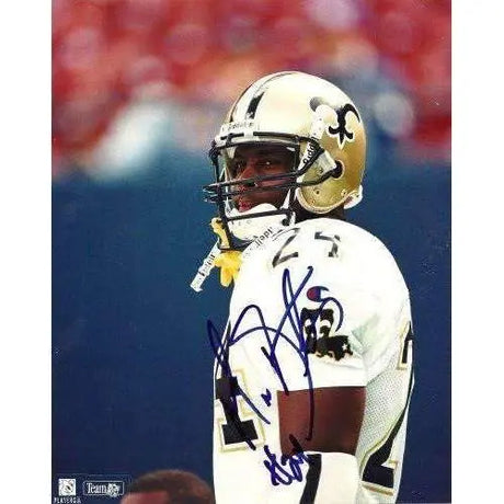 Mario Bates, New Orleans Saints, Arizona State, Signed, Autographed, 8x10 Photo, Coa, Rare Hard Photo to Find