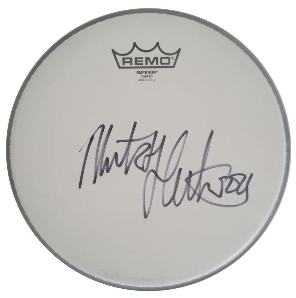 Mick Fleetwood signed Drumhead proof COA autographed Fleetwood Mac Drummer STAR