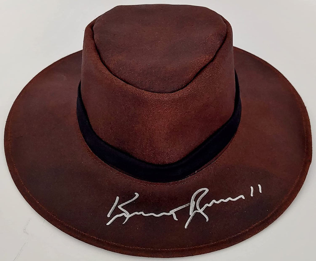 Kurt Russell Wyatt Earp Tombstone actor signed autographed cowboy hat proof Beckett COA. Star