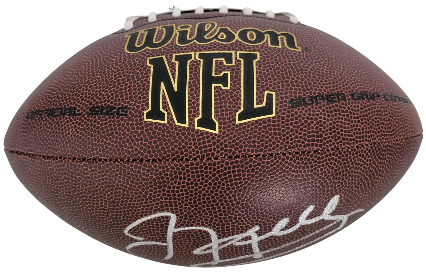 Jim Kelly Buffalo Bills Miami signed NFL football proof Beckett COA autograhped