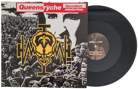 Geoff Tate signed Queesryche Operation Mindcrime Album COA Proof Autographed Vinyl
