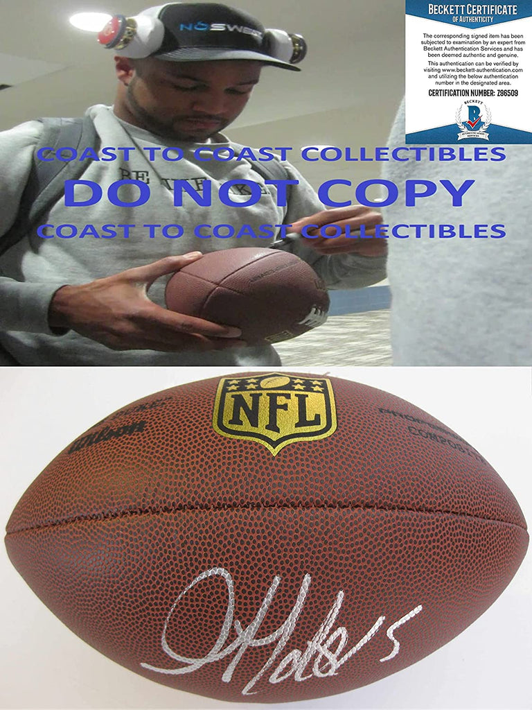 GoldenTate Seahawks Eagles Giants Lions signed Duke football Proof Beckett COA autographed