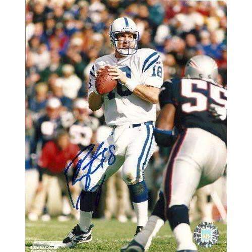 Peyton Manning, Indianapolis Colts, Tennessee Volunteers, Vols, Signed, Autographed, 8x10 Photo, a Coa with the Proof Photo of Peyton Signing Will Be Included