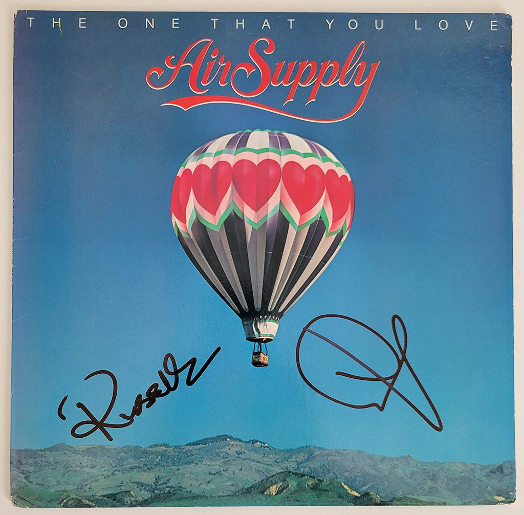 Russell Hitchcock Graham Russell signed Air Supply The One That You Love album COA proof autographed STAR