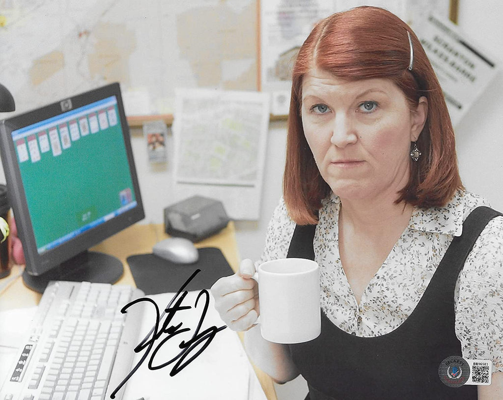 Kate Flannery actress signed autographed The Office 8x10 photo proof Beckett COA STAR