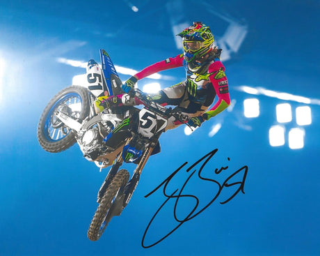 Justin Barcia motocross supercross signed 8x10 photo COA proof autographed,