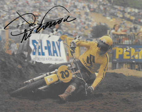 Roger DeCoster supercross motocross racer signed 8x10 photo COA proof autographed,