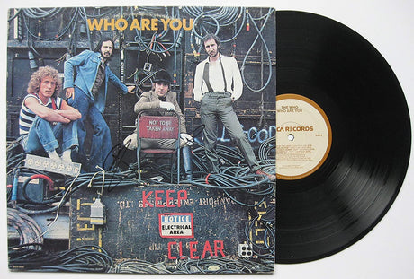 Pete Townshend The Who signed Who are you album vinyl record proof Beckett COA STAR