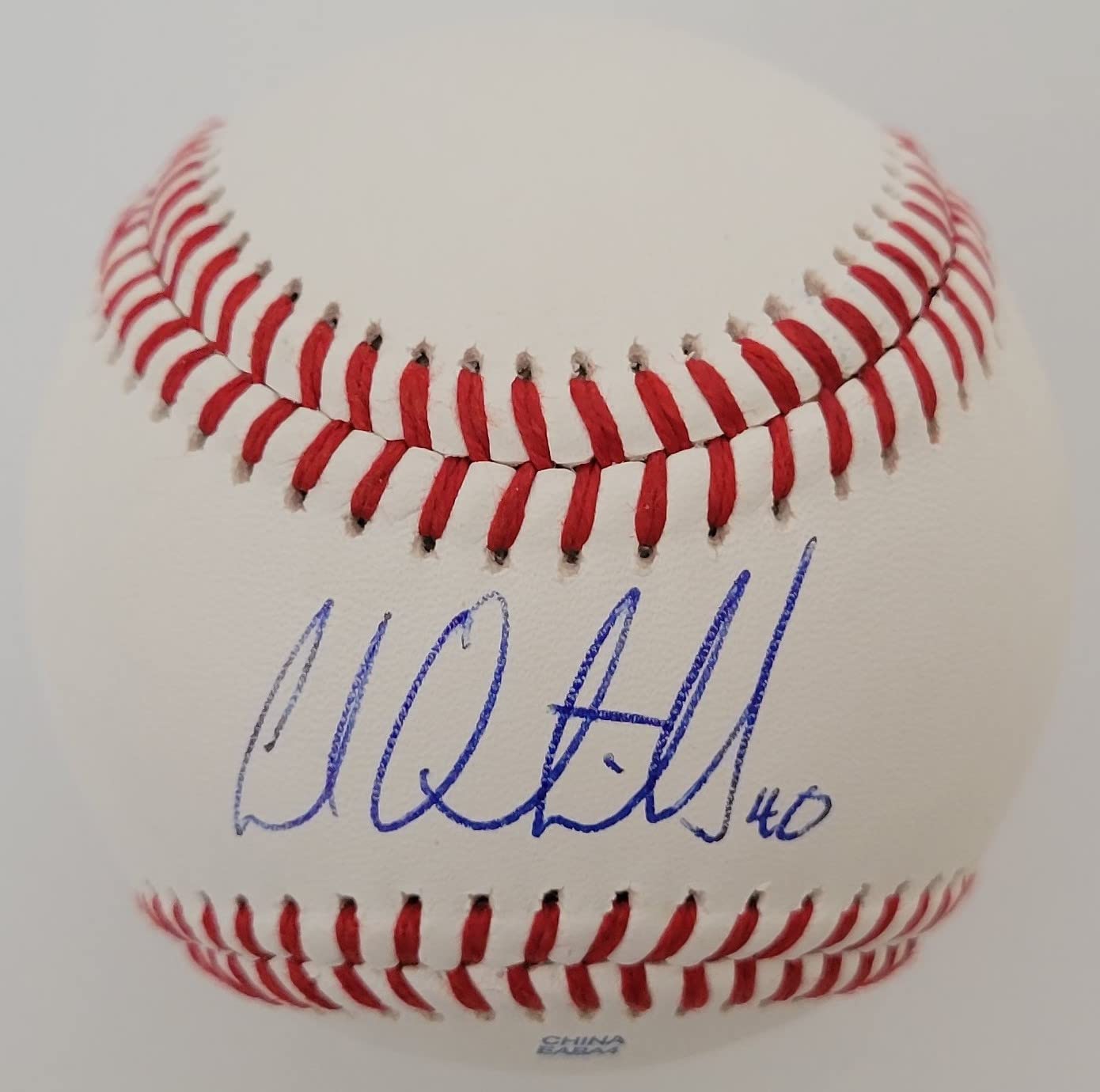 Cal Quantrill Cleveland Guardians San Diego Padres signed baseball COA proof