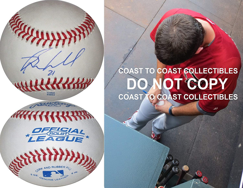 Ryan Wheeler Colorado Rockies Diamondbacks signed autographed baseball COA proof