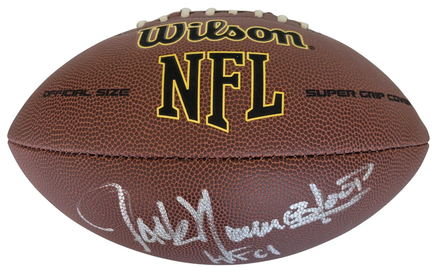 Jack Youngblood LA Rams signed NFL football proof COA autographed
