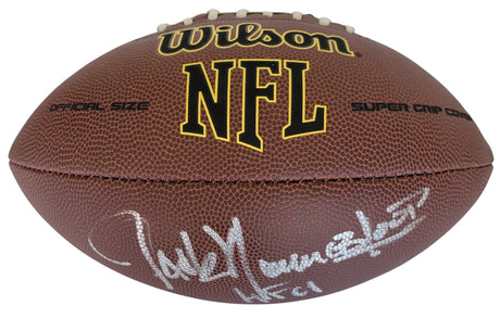 Jack Youngblood LA Rams signed NFL football proof COA autographed