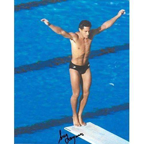 Greg Louganis, USA Olympic Diver, Signed, Autographed, 8X10 Photo, a Coa with the Proof Photo of Greg Signing Will Be Included