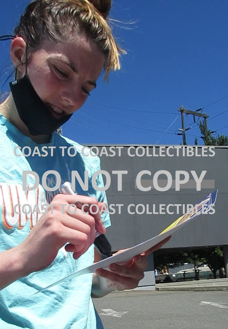 Katie Lou Samuelson signed autographed UConn Huskies basketball 8x10 photo COA proof