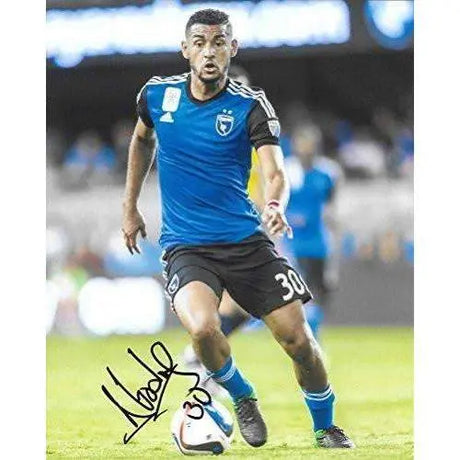 Anibal Godoy, San Jose Earthquakes, Panama, signed, autographed, soccer 8x10 photo - COA and proof.