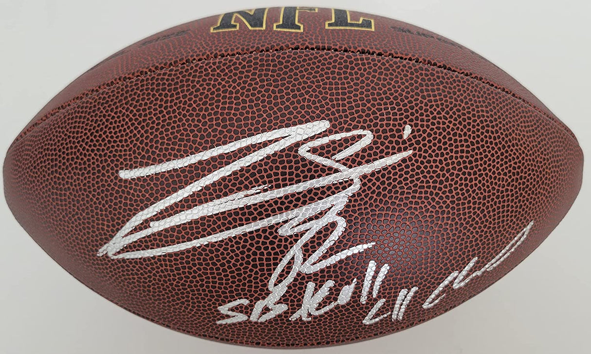Torrey Smith Baltimore Ravens Eagles signed NFL football COA proof autographed