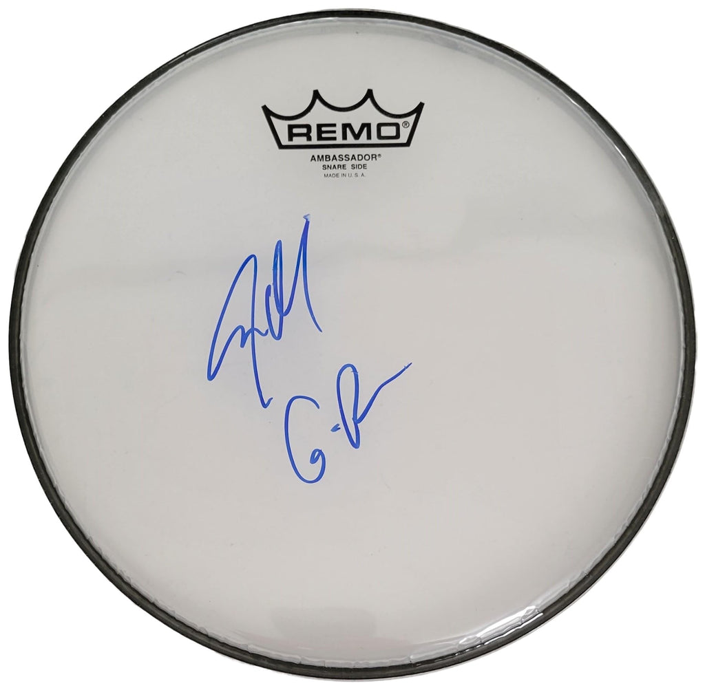 Steven Adler Guns N Roses drummer signed Drumhead COA proof autographed. GNR