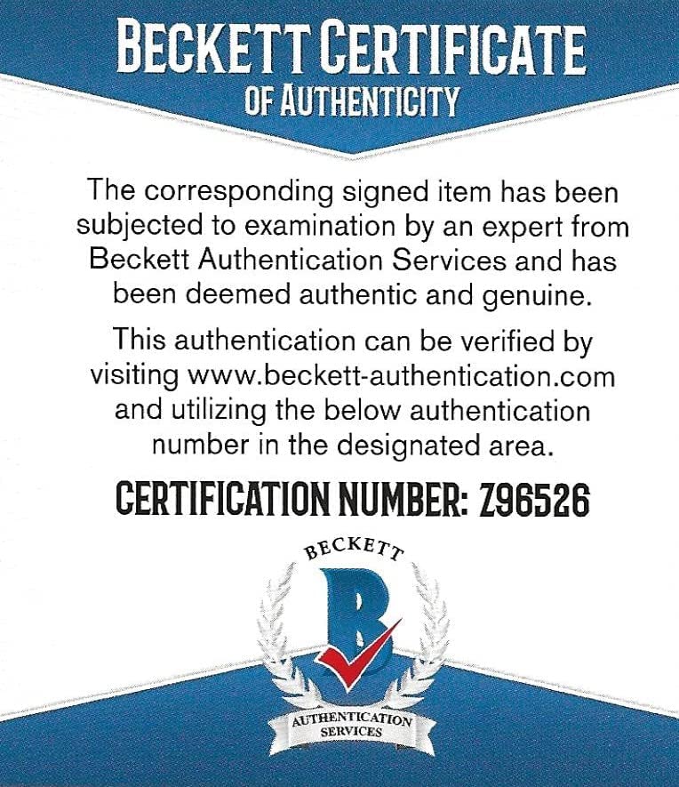 Robert Woods Titans LA Rams USC Trojans signed NFL football proof Beckett COA