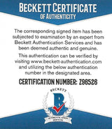 Robert Woods Titans LA Rams USC Trojans signed NFL football proof Beckett COA