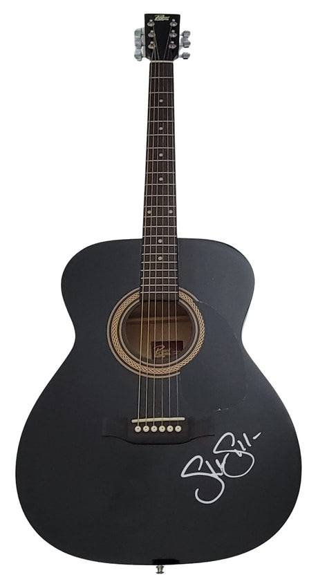 Stephen Stills music star signed acoustic guitar COA exact proof autographed star