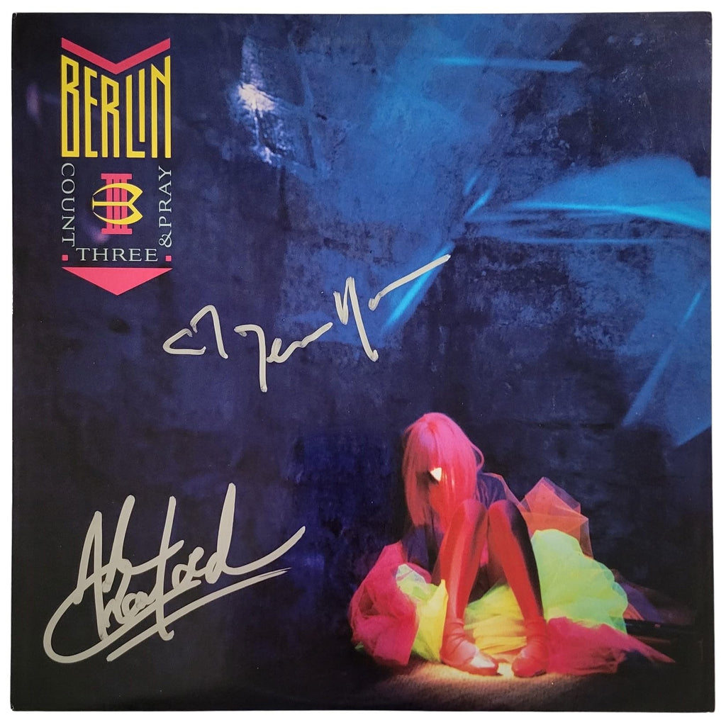 Terri Nunn signed Berlin Count Three & Pray Album Vinyl COA Proof Autographed