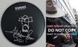 Frank Ferrer Gun N Roses drummer signed autographed 10'' Drumhead COA proof. STAR