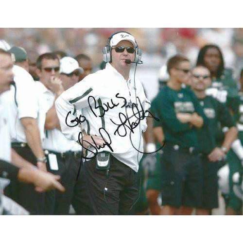 Skip Holtz, University of South Florida, USF Bulls, Signed, Autographed 8x10, Photo, a Coa with the Proof Photo of Skip Signing Will Be Included