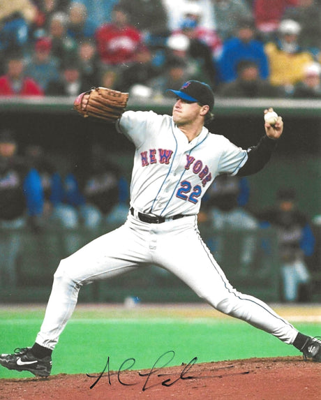 Al Leiter signed New York Mets baseball 8x10 photo COA proof autographed