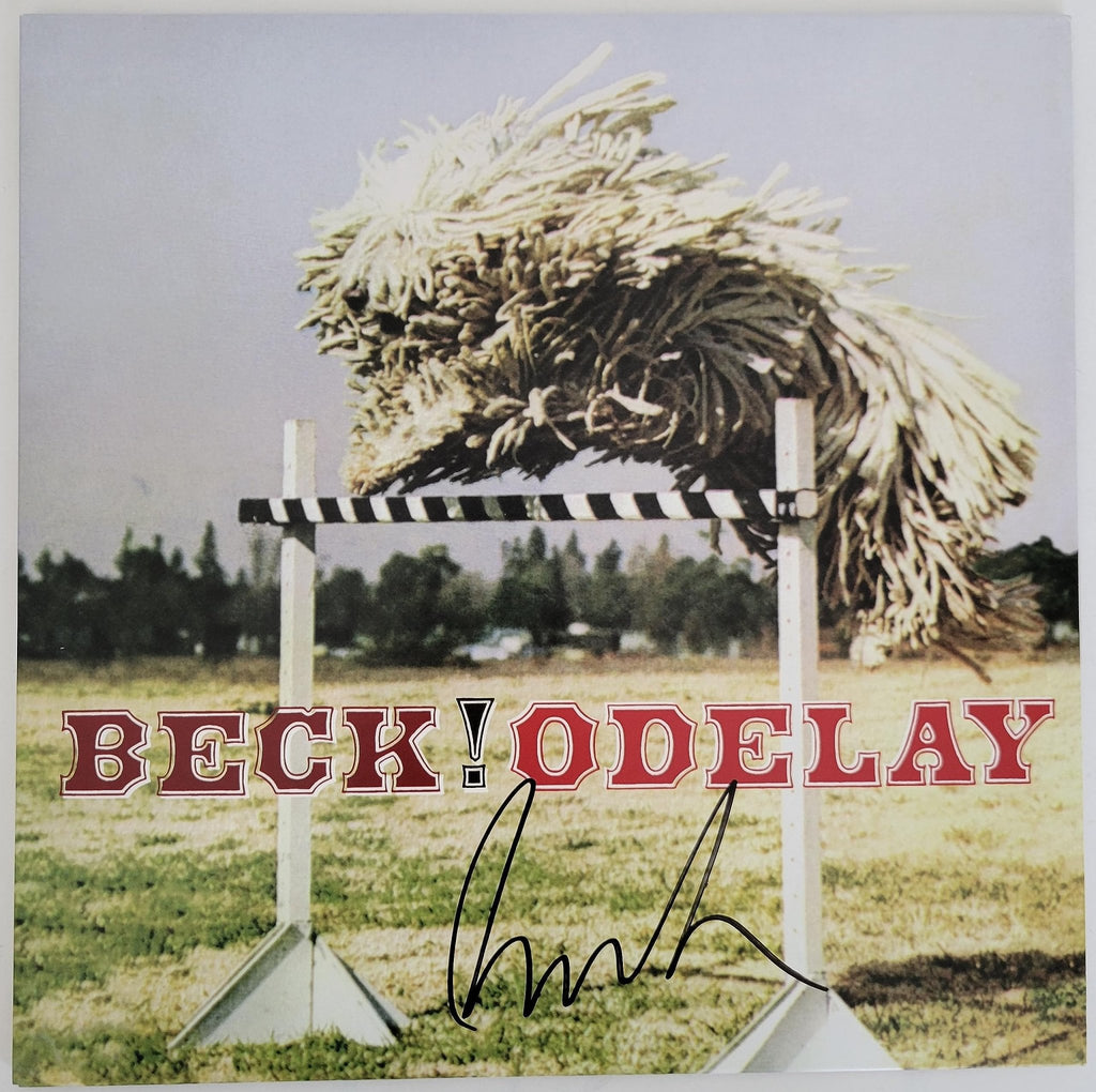 Beck Hansen signed Odelay album COA exact proof autographed vinyl record STAR