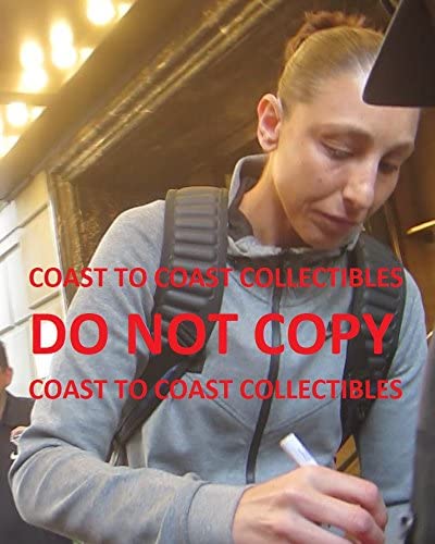 Diana Taurasi autographed UConn Huskies basketball 8x10 photo COA proof